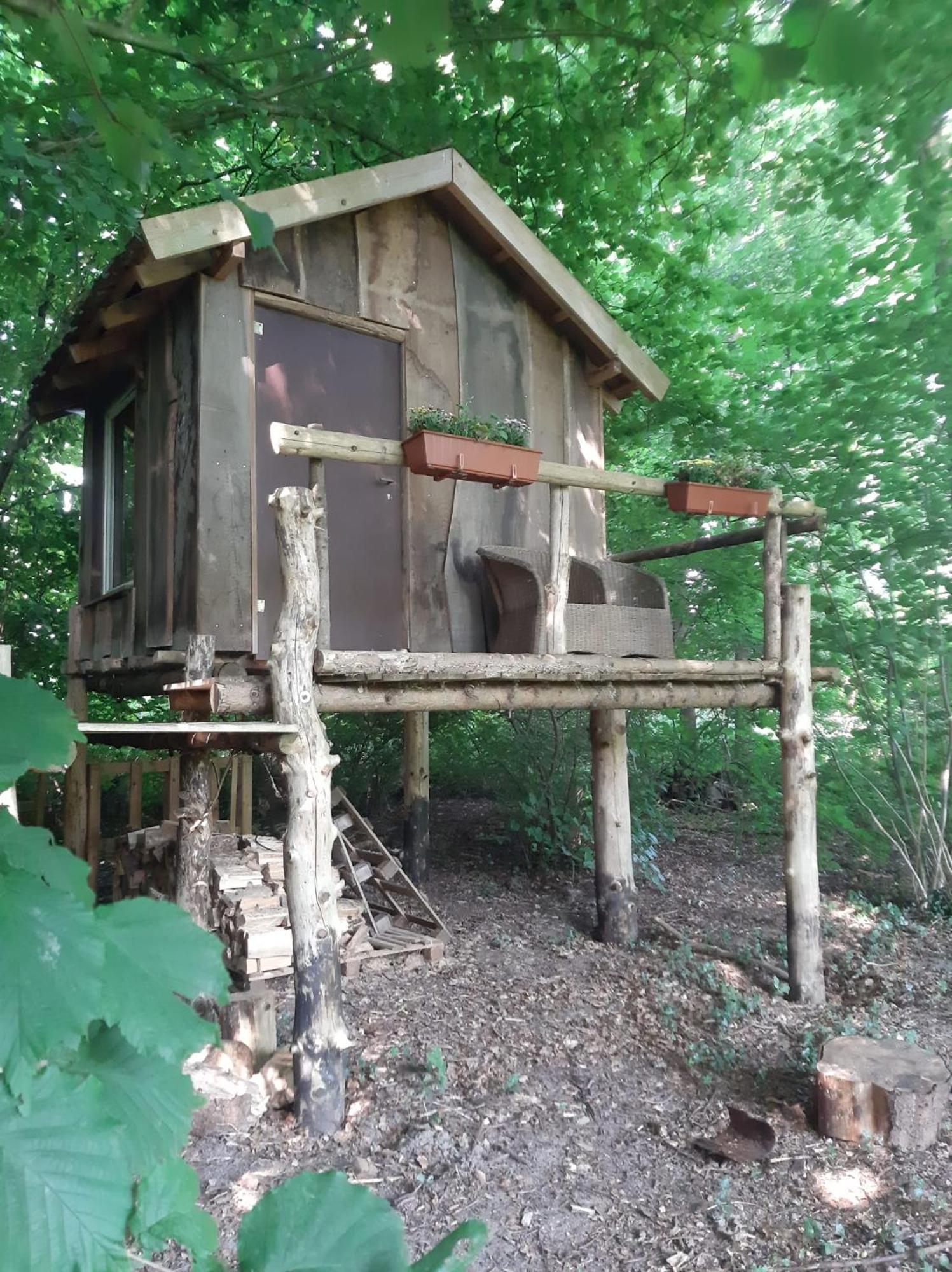 Baumhausnaechte Otel Ladbergen Dış mekan fotoğraf
