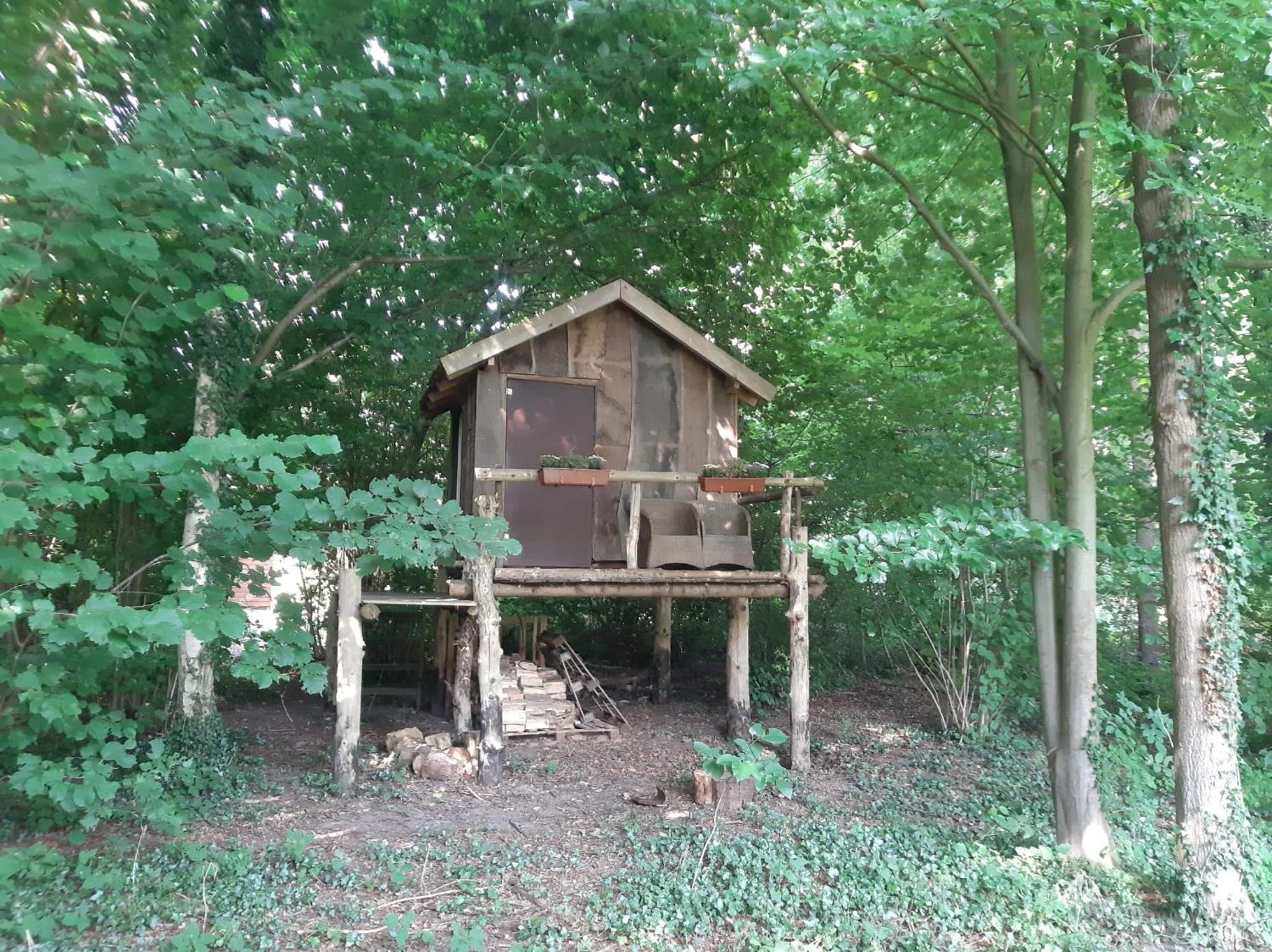Baumhausnaechte Otel Ladbergen Dış mekan fotoğraf